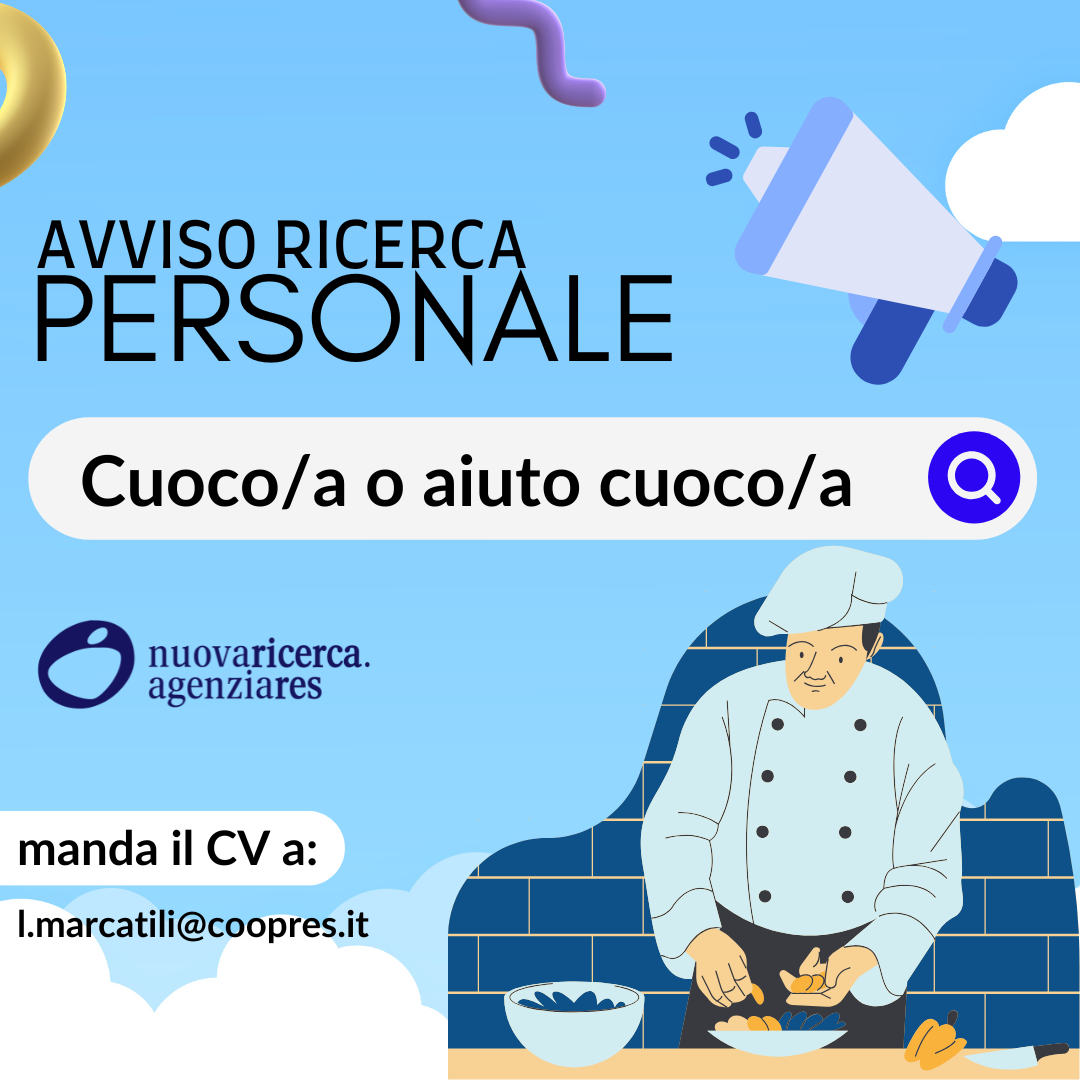 Avviso Ricerca Cuoco/a O Aiuto Cuoco/a