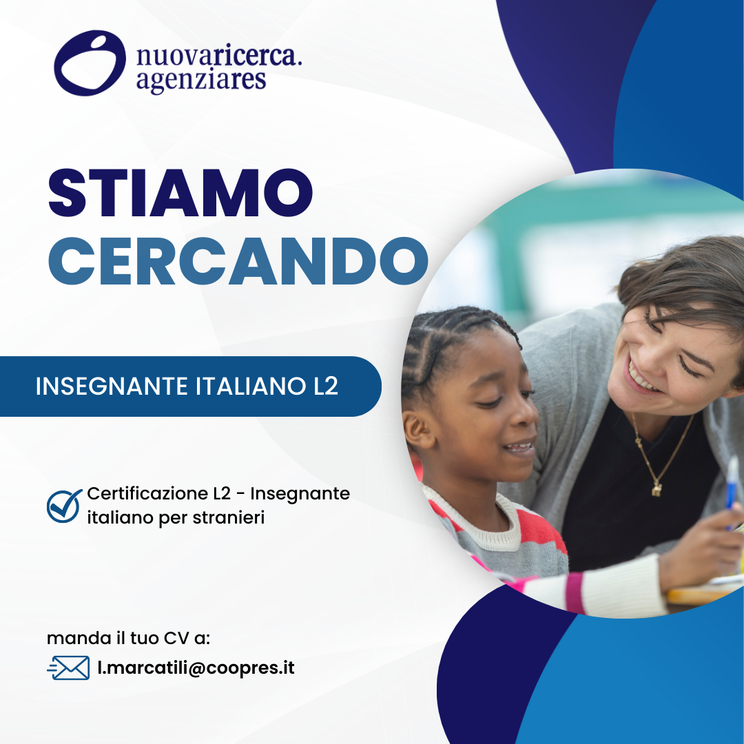 Avviso Ricerca Insegnante Di Italiano Per Stranieri